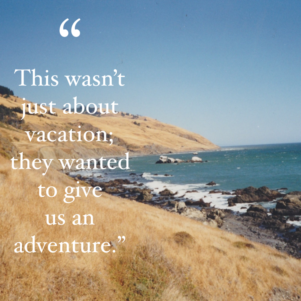 Picture of the Lost Coast with a quote from the article